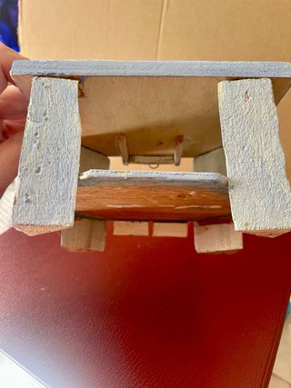 Tavolo azzurro dollshouse