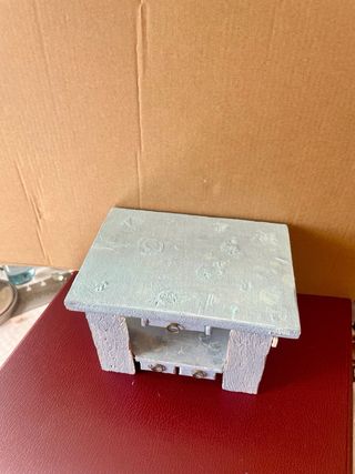 Tavolo azzurro dollshouse