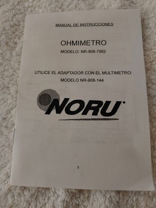 MEDIDOR DE AISLAMIENTO