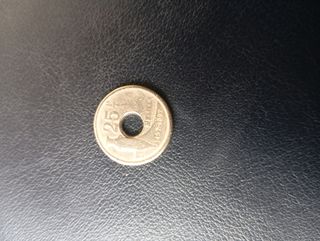 Moneda 25 pesetas melilla 1997