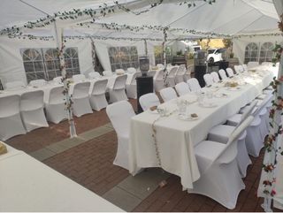 Alquiler sillas blancas plegables