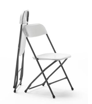 Alquiler sillas blancas plegables
