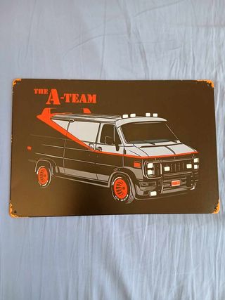 Cartello in Metallo 'That Was Fun' della A-Team