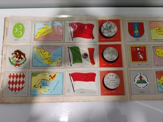 Álbum banderas, escudos, monedas y mapas