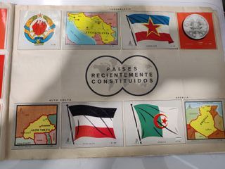 Álbum banderas, escudos, monedas y mapas
