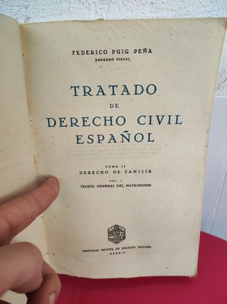 Tratado de derecho civil español, Federico Puig