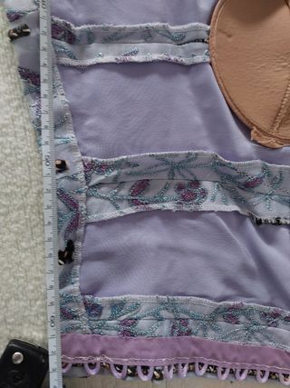 Vestido dos piezas fiesta lila