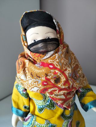 Bambolina in ceramica - Yemen