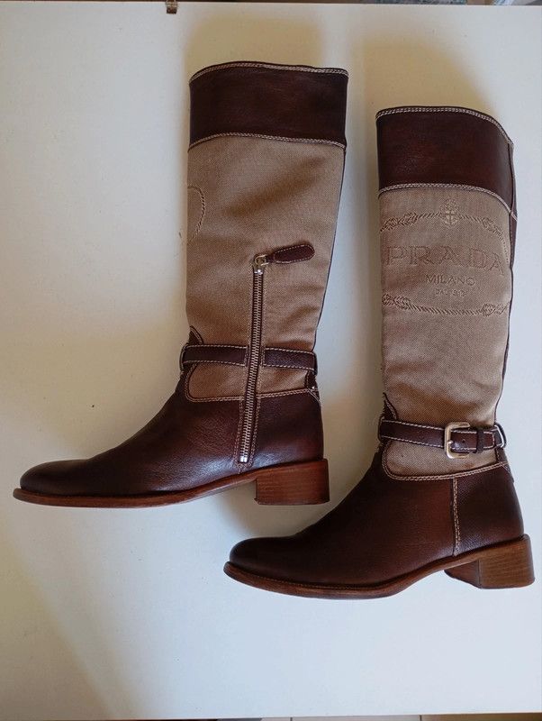 Prada - Stivali al ginocchio quattro stagioni