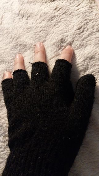 Luvas sem e com dedos