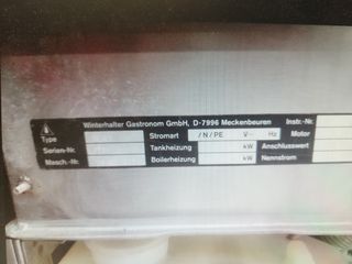 Lavavajillas Winterhalter GS 35