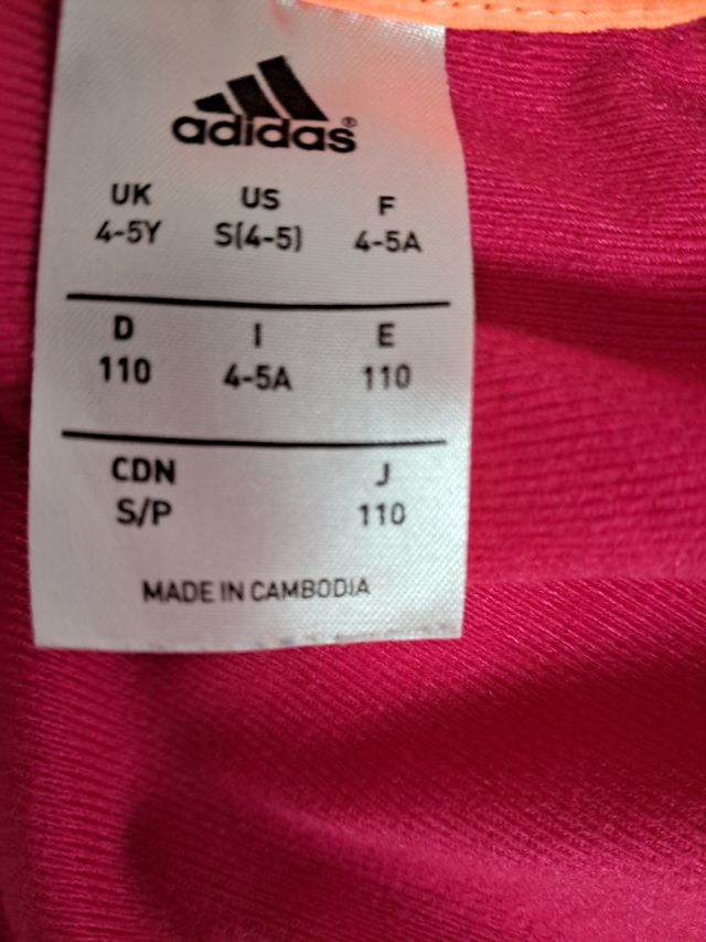 Chaqueta 4-5 años Adidas