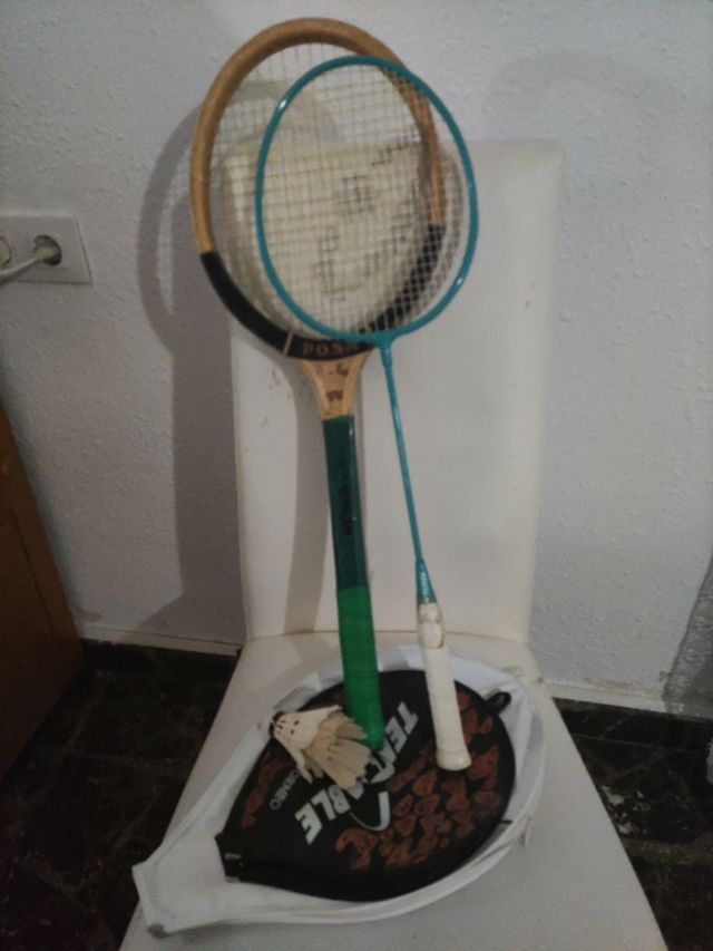 Raquetas una es de tenis 