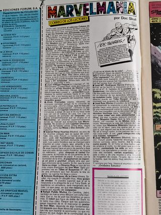 COMIC IRON MAN FORUN MARVEL AÑO 1986