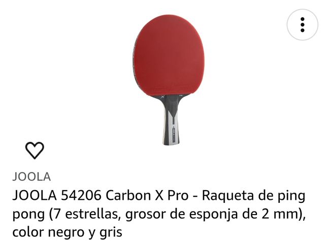 Palas tenis de mesa.