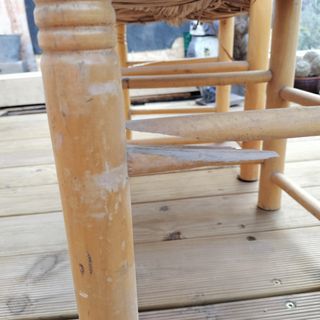 Lote de dos sillas antiguas