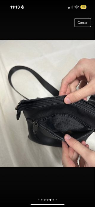 bolso hombre armani