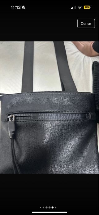 bolso hombre armani