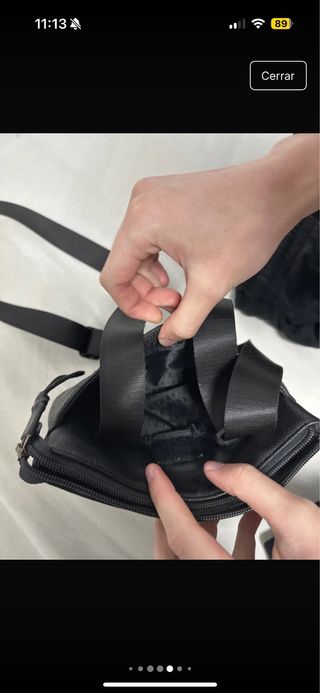 bolso hombre armani