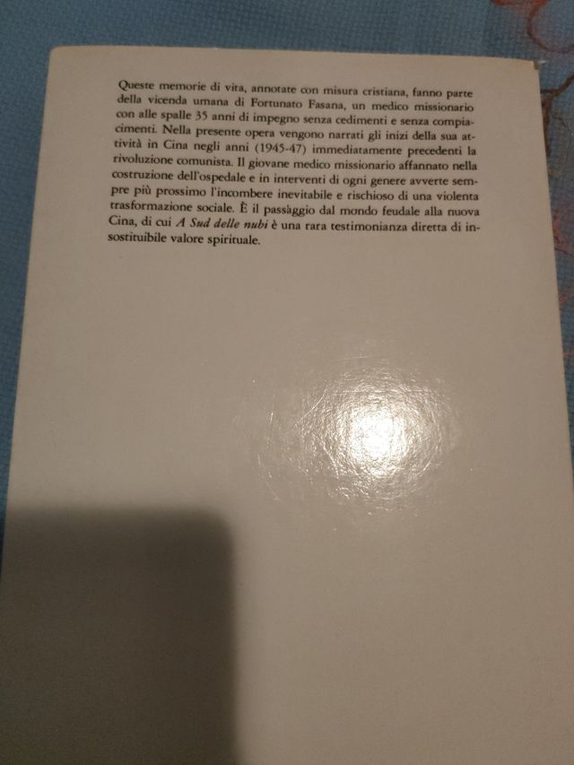 Libro, A sud delle nubi