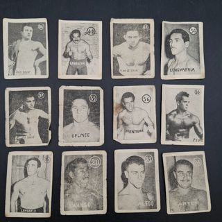 cromos antiguos boxeo y lucha libre.