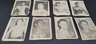cromos antiguos boxeo y lucha libre.