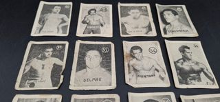 cromos antiguos boxeo y lucha libre.