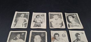 cromos antiguos boxeo y lucha libre.