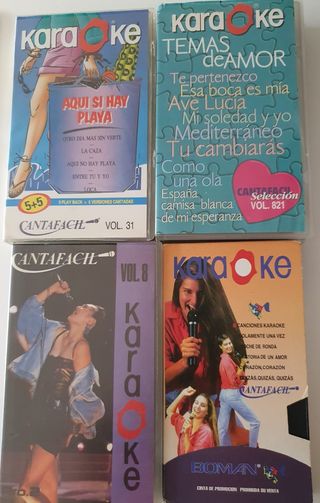 Karaoke Boman, micros y cintas