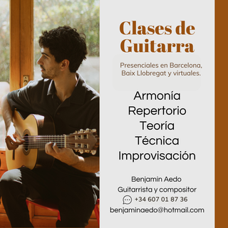 Clases de guitarra en Gracia o a domicilio, ES, E.