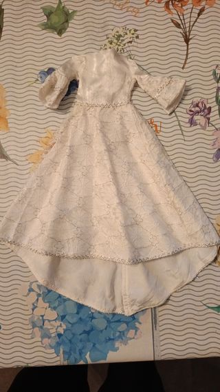 Vestido novia Nancy años 70