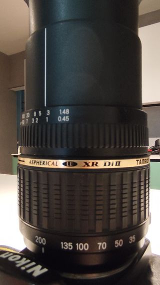 Camara Nikon D90 Objetivo Tamron 18-200