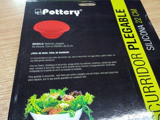 Escurridor plegable de silicona