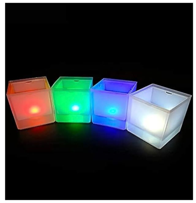 Cubiteras con juego de cambio de colores Led