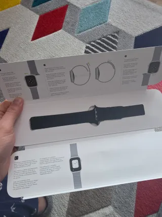 Correa Apple watch original eslabones de cuero neg