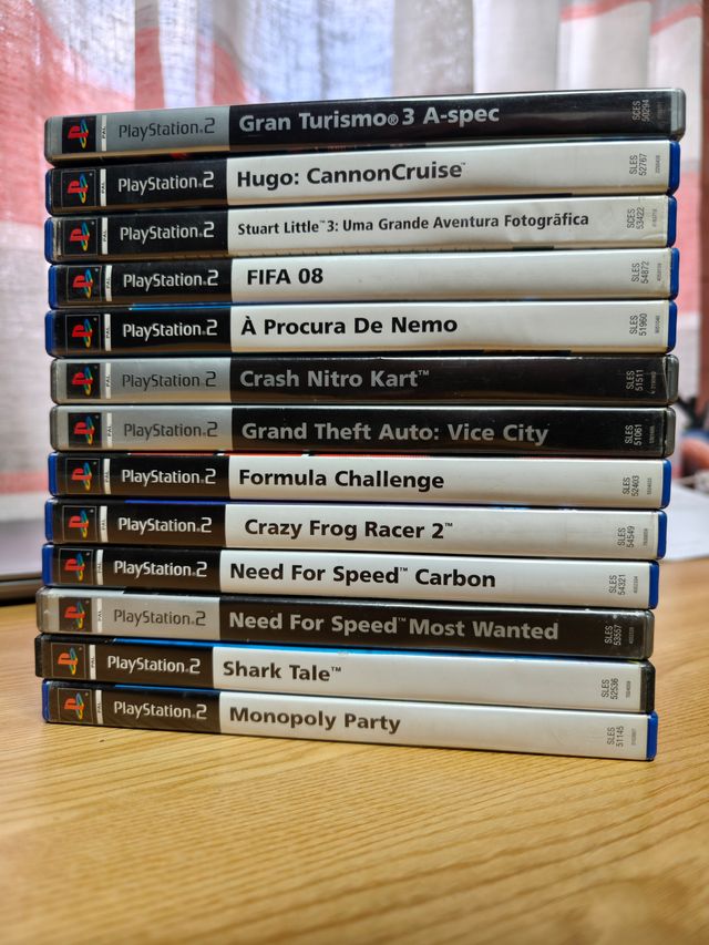 Lote 14 jogos PS2