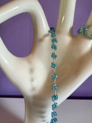 Collana e anello lavorazione artigianale