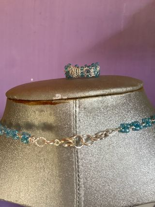 Collana e anello lavorazione artigianale
