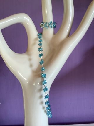Collana e anello lavorazione artigianale