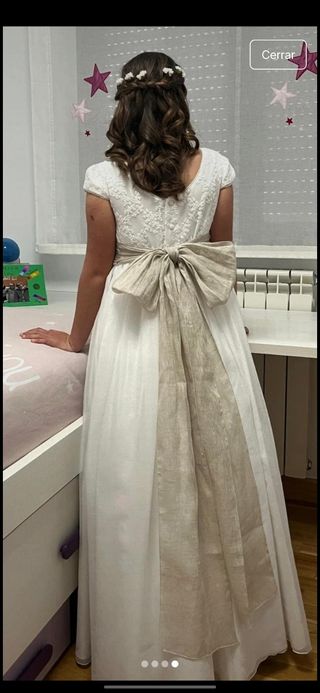 Vestido de comunión  de niña