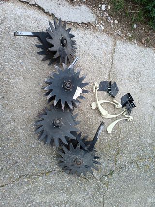 Conjunto barre rastrojos para sembradora