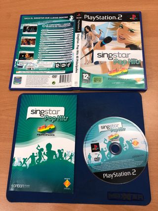 SINGSTAR POP HITS 40 PRINCIPALES PS2