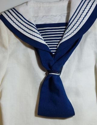 Traje comunión lino Mercedes de Alba