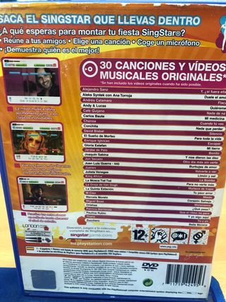SINGSTAR LATINO PS2