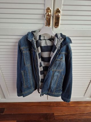 Cazadora tejana desmontable