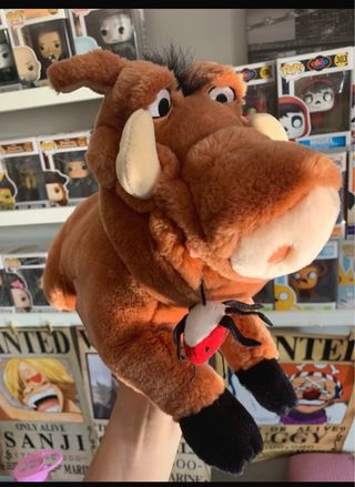 peluche Re Leone / Pumbaa Lion King Vintage
