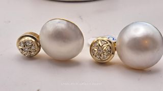 PENDIENTES ORO 18K CON PERLA 