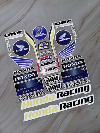 PACK PEGATINAS CARENADO MOTO HONDA HRC CBR RR XR