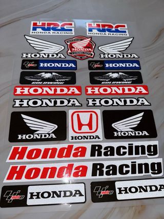PACK PEGATINAS MOTO HONDA CARENADO TWIN CBR PCX XR