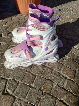 Pattini a rotelle regolabili nr. 38-41